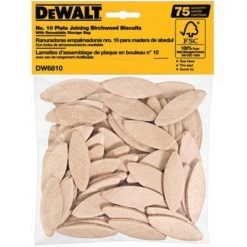 Dewalt No. 10 Size Joining Biscuits (75 Count)