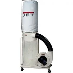 Jet Tools DC-1100VX-5M Dust Collector, 1.5HP 1PH 115/230V, 5-Micron Bag Filter Kit