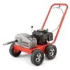 Ridgid Rodder Machine, same as above, plus: – 20 Sections of A-2475, 5⁄16" (8 mm) Rod, Total of 100' (30