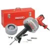 Ridgid K-45AF Machine with: - C-1lC, 5/16" x 25' (8 mm x 7.6 m) Inner Core Cable w/Inner Drum - C-6, 3/8"