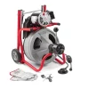 Ridgid K-400 Machine with Gloves & Std. Equipment: C-31 IW 3/8" x 50' (10 mm x 15.2 m) Solid Core