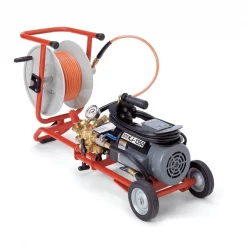 Ridgid Above With: H-10 Cart, 100' (30.5 m) x 1/4" (6.4 mm) Trap Hose