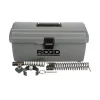 Ridgid Standard Equipment Tool Kit for K-60-SE, includes: –T-101 Straight Auger –T-102 Funnel Auger –T-107