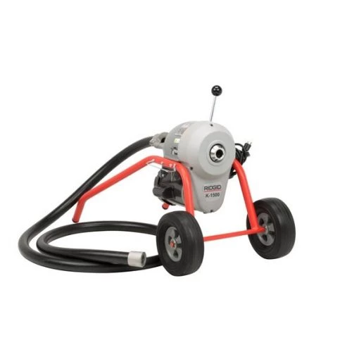 Ridgid K-1500SP-B 120V-60Hz Machine with A-1 Operator’s Mitt and A-12 Pin Key, Plus: A-34-12 Rear Guide 1 K-1500SP-B 120V-60Hz Machine with A-1 Operator’s Mitt and A-12 Pin Key, Plus: A-34-12 Rear Guide