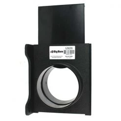 Big Horn 4-Inch ABS Plastic Wall Mounted Blast Gate w/Both Quick Disconnect Ends for Dust Collection Systems