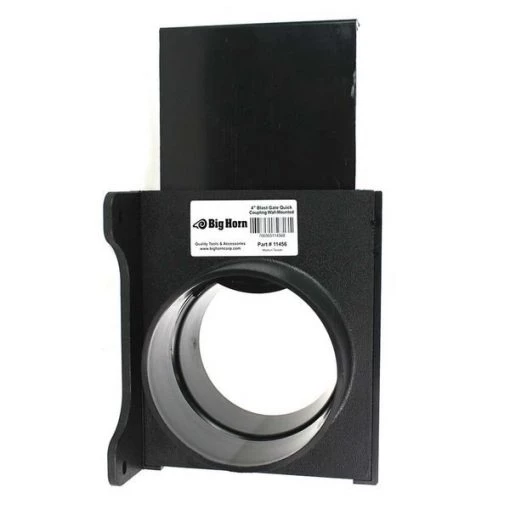 4-Inch ABS Plastic Wall Mounted Blast Gate with One Quick Disconnect End for Dust Collection Systems