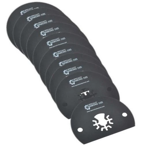 Versa Tool 80mm HSS Semi-Circular Multi-Tool Saw Blades, PK 10 1 80mm HSS Semi-Circular Multi-Tool Saw Blades, PK 10