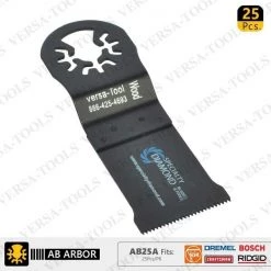 Versa Tool 35mm HCS Wood Cutting Multi-Tool Saw Blades, PK 25