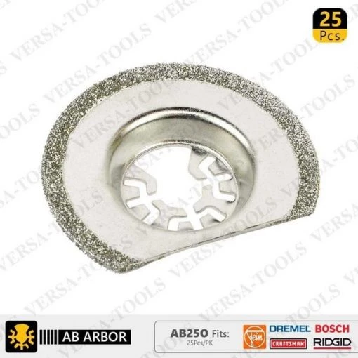 63mm Diamond Semi-Round Electroplated Blades, PK 25