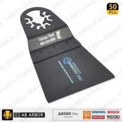 65mm HCS Wood Cutting Multi-Tool Saw Blades, PK 50