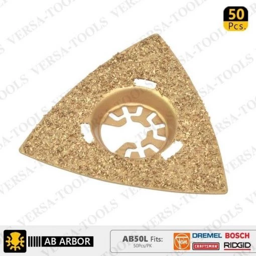 80mm Triangular Carbide RASP, 8mm Offset Mount, PK 50