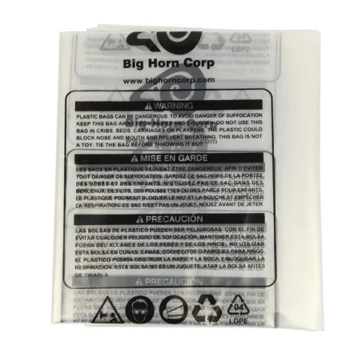 16.5" Dia. Clear Plastic Dust Collection Bag 26" x 47" – Replaces Powermatic 1791087, PK 5