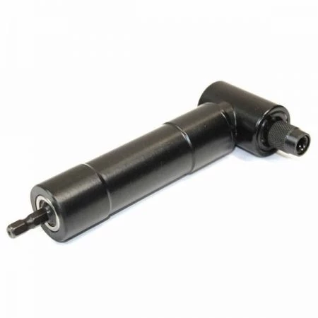 Big Horn Heavy-Duty Angle Screwdriver Adapter with Lock - Quick Release 1/4 Inch Shank