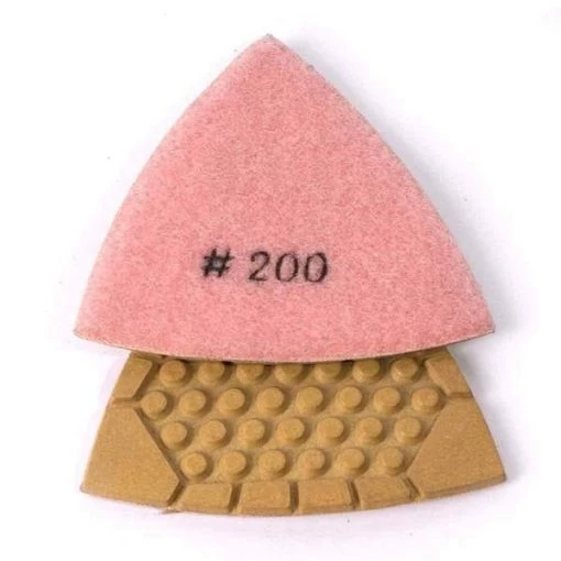 200 Grit Diamond Triangular Dry Pad