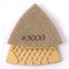 Specialty Diamond 3000 Grit Oscillating Detail Diamond Triangular Dry Pad Concrete Countertops