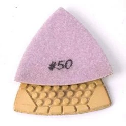 Specialty Diamond 50 Grit Diamond Triangular Dry Pad