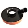 Hardin 7 Inch Vacuum Metal Dust Shroud Cover with 2.5 Inch Grinder Neck ID Opening
