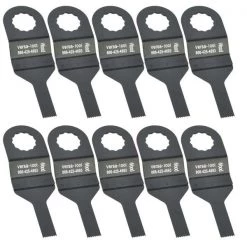 Versa Tool 10mm Stainless Steel Multi-Tool Saw Blades Fits Fein Supercut Oscillating Tools, PK 10