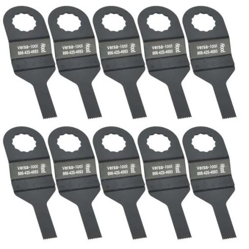 10mm Stainless Steel Multi-Tool Saw Blades Fits Fein Supercut Oscillating Tools, PK 10