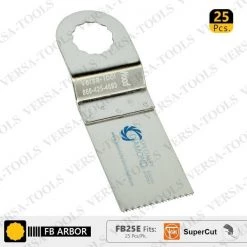 Versa Tool 30mm Stainless Steel Multi-Tool Saw Blades, Fits Fein Supercut Oscillating Tools, PK 25