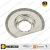 Versa Tool 63mm Diamond Semi-Round Electroplated Blades, Fits Fein Supercut Oscillating Tools, PK 25