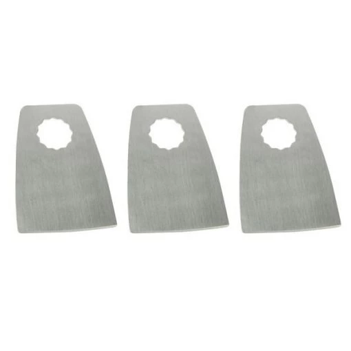 52mm Flat Cut Stainless Steel Scraper Fits Fein Supercut Oscillating Tools, PK 3