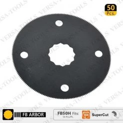 Versa Tool 80mm HSS Circular Multi-Tool Saw Blades, Fits Fein Supercut Oscillating Tools, PK 50