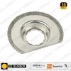 Versa Tool 63mm Diamond Semi-Round Electroplated Blades, Fits Fein Supercut Oscillating Tools, PK 50