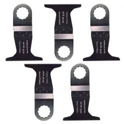 Versa Tool 65mm HCS Multi-Tool Saw Blades, Fits Fein Supercut Oscillating Tools, PK 5
