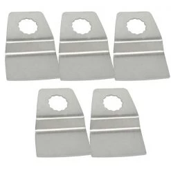 52mm Flush Cut (8mm Offset Mount) Stainless Steel Scraper, PK 5