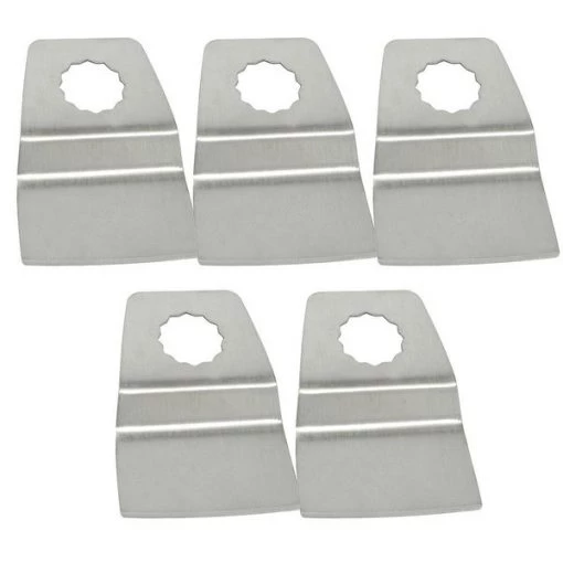 52mm Flush Cut (8mm Offset Mount) Stainless Steel Scraper, PK 5
