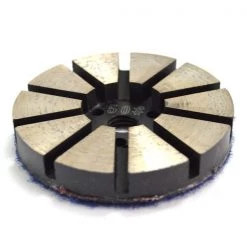 Specialty Diamond 3 Inch Metal Bond Diamond Concrete Floor Grinding Disc with 10 Diamond Segments - 50 Grit