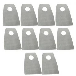 Versa Tool 52mm Flat Cut Stainless Steel Scraper, PK 10