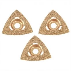 Versa Tool 80mm Triangular Carbide RASP, 8mm Offset Mount, PK 3