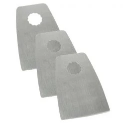 52mm Flat Cut Stainless Steel Scraper, PK 3