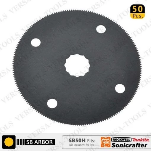 80mm HSS Circular Multi-Tool Saw Blades, PK 50