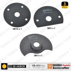 3 PC Oscillating Saw Blade Set