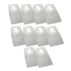 52mm Flat Cut Stainless Steel Scraper, PK 10