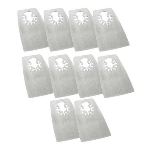 52mm Flat Cut Stainless Steel Scraper, PK 10