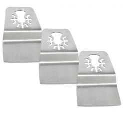 Versa Tool 52mm Flush Cut (8mm Offset Mount) Stainless Steel Scraper, PK 3