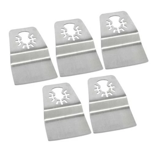 52mm Flush Cut (8mm Offset Mount) Stainless Steel Scraper, PK 5