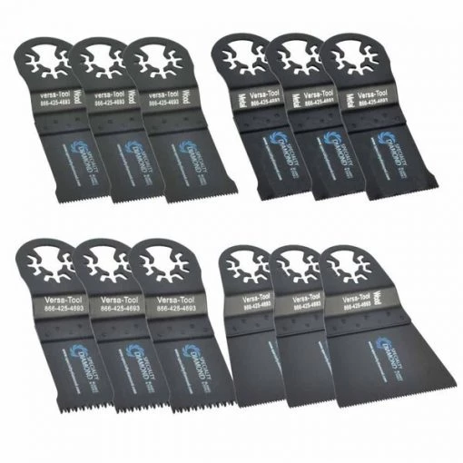 12 PC Oscillating Multi Function Tool Saw Blades Compatible With Multimaster (DB3A3B3C3D)