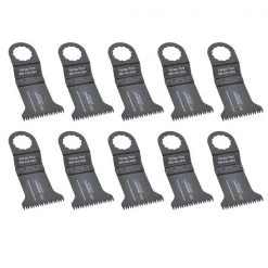 Versa Tool 45mm Japan Cut Tooth HCS Multi-Tool Saw Blades Fits Fein Supercut Oscillating Tools, PK 10