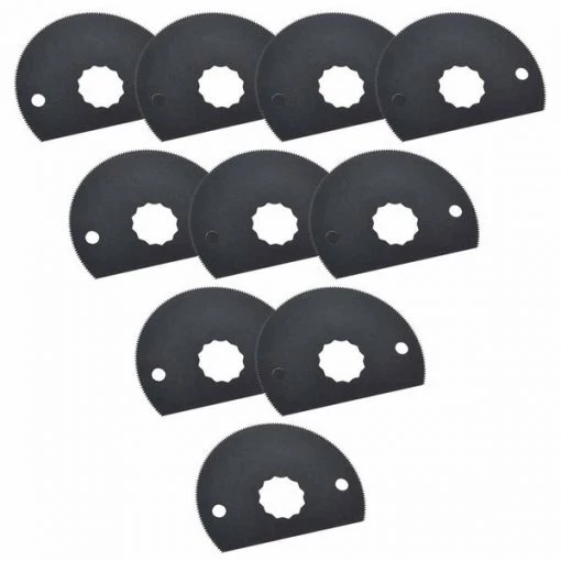80mm HSS Semi-Circular Multi-Tool Saw Blades Fits Fein Supercut Oscillating Tools, PK 10