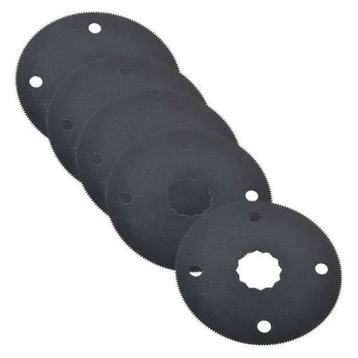 Versa Tool 80mm HSS Circular Multi-Tool Saw Blades, Fits Fein Supercut Oscillating Tools, PK 5 1 80mm HSS Circular Multi-Tool Saw Blades, Fits Fein Supercut Oscillating Tools, PK 5