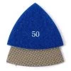 Specialty Diamond 50g Electroplated Triangular Diamond Polishing Pad for Oscillating Tools
