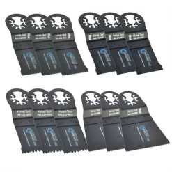 Versa Tool 12Pcs Bi-Metal Oscillating Saw Blade Set King (MB3A3B3C3D)
