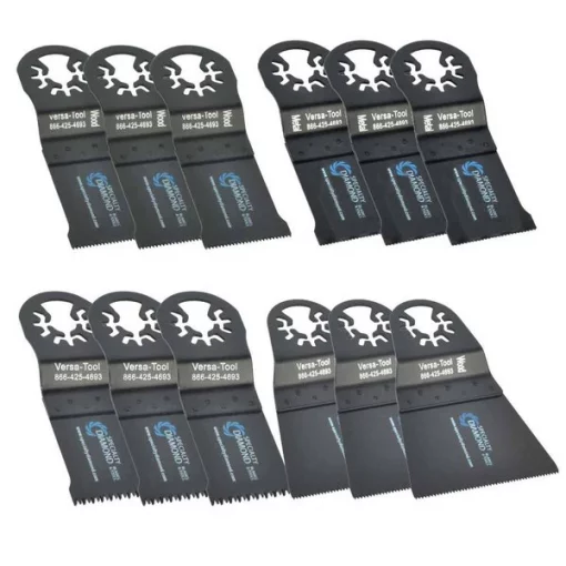 Versa Tool 12Pcs Bi-Metal Oscillating Saw Blade Set King (MB3A3B3C3D) 1 12Pcs Bi-Metal Oscillating Saw Blade Set King (MB3A3B3C3D)