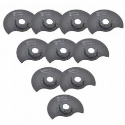 80mm HSS Semi-Circular Multi-Tool Saw Blades, 9mm Offset Mount, PK 10