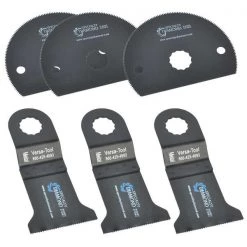 Versa Tool Nail Eater Bi-Metal Universal Oscillating Saw Blade Kit, PK 6